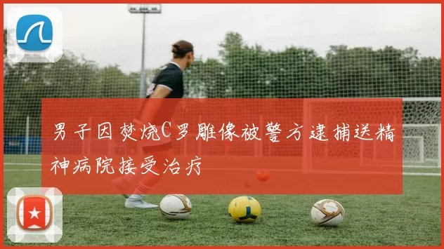 男子因焚烧C罗雕像被警方逮捕送精神病院接受治疗